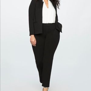 ELOQUII 9-to-5 Stretch Pintuck Pant
